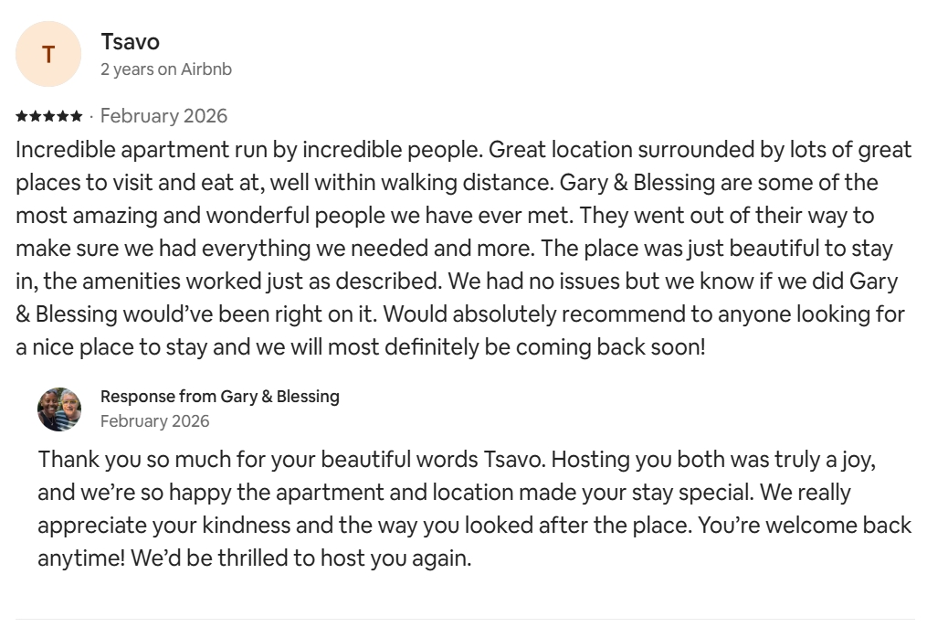 Guest review for South Yarra Stays